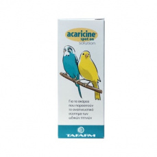 Διάλυμα για καταπολέμηση των ακάρεων του αναπνευστικού συστήματος των ωδικών πτηνών - Tafarm Acaricine Spot-On 10ml
